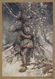 Jeg vil synge, for at de skal høre, jeg er ikke redd. Bunn. En scene fra 