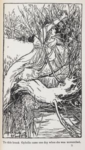 Illustrasjon fra Hamlet av Arthur Rackham