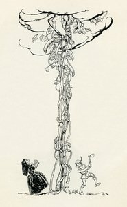 Jack og bønnestengelen av Arthur Rackham