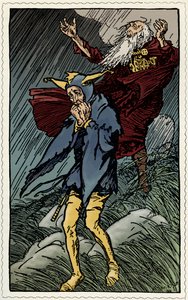 Kong Lear av William Shakespeare av Arthur Rackham