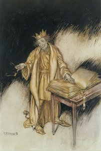 King Midas (penn og blekk & wc på papir) av Arthur Rackham