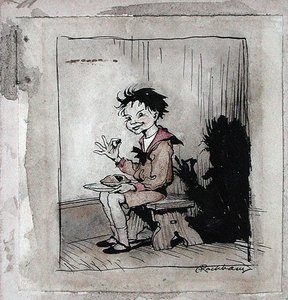 Lille Jack Horner, illustrasjon fra 