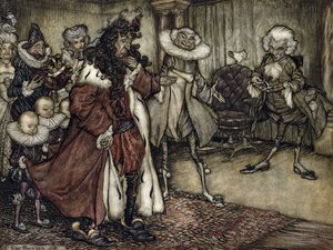 Forbereder kongen, av Arthur Rackham