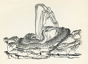 Laidly Worm av Arthur Rackham