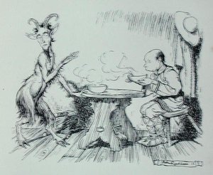 The Man and the Goat, illustrasjon fra 