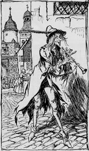 Pied Piper of Hamelin, 1934 av Arthur Rackham