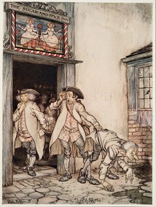 The Three Army Surgeons, fra Little Brother & Little Sister and Other Tales av brødrene Grimm, pub.1917 av Arthur Rackham