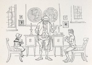 To barn og deres skolemestere av Arthur Rackham
