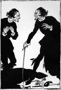 "William Wilson" av Edgar Allan Poe av Arthur Rackham