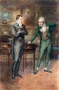 Illustrasjon for Northanger Abbey av Jane Austen av Arthur Wallis Mills