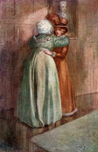 Illustrasjon for Northanger Abbey av Jane Austen av Arthur Wallis Mills