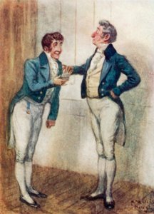 Illustrasjon for Persuasion av Jane Austen av Arthur Wallis Mills
