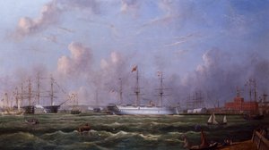 Det indiske troppeskipet "Serapis" ankommer Portsmouth