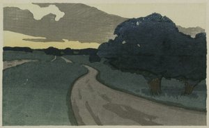 The Long Road, Argilla Road, Ipswich, 1898 (fargetresnitt)