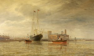 Åpning av Royal Edward Dock, Avonmouth, 9. juli