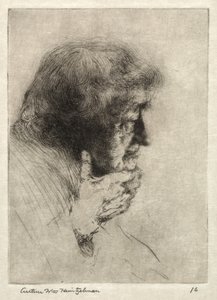 Gammel mann tenker av Arthur William Heintzelman