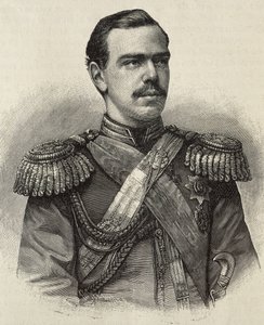 ALEKSANDER III av Russland (1845–1894). Tsar av Russland (1881–1894), sønn og etterfølger av Aleksander II. Gravering. av Artist Unknown