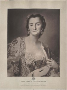 Anna Caroline grevinne Orzelska av Artist Unknown