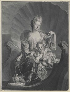 Anna Constance grevinne Cosel av Artist Unknown
