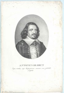 Antoine de Brun (trykk) av Artist Unknown