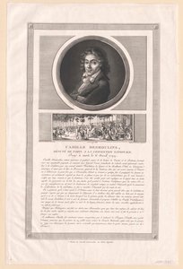 Camille Desmoulins (trykk) av Artist Unknown