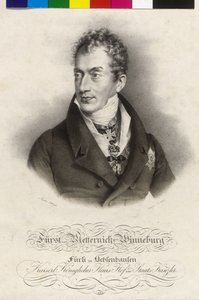 Clement Wenzel Lothar, greve av Metternich-Winneburg av Artist Unknown