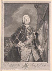Kurver av Sachsen, Fredrik August II av Artist Unknown
