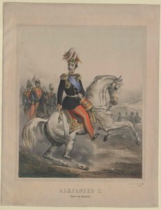 Russlands keiser Aleksander II av Artist Unknown