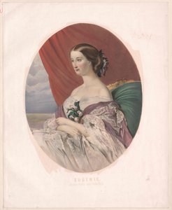 Frankrikes keiserinne Eugenie av Artist Unknown