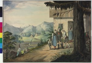 Farvel til den tyrolske provinsforsvareren av Artist Unknown