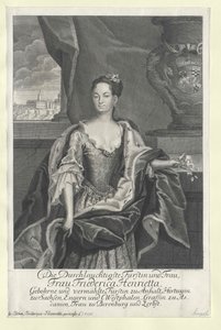 Friederike Henriette prinsesse av Anhalt-Bernburg av Artist Unknown