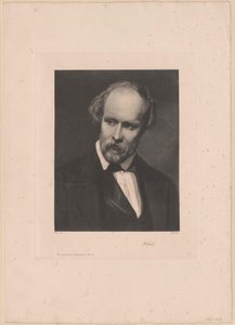 Friedrich Hebbel (trykk) av Artist Unknown