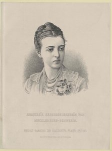 Storhertuginne av Russland Anastasia Mikhailovna av Artist Unknown