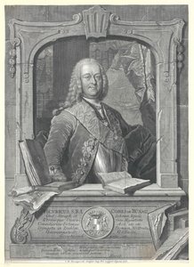 Henrik greve av Buenau av Artist Unknown