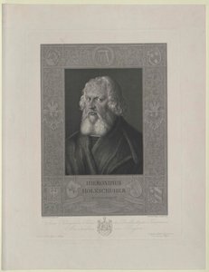 Hieronymus Holzschuher (trykk) av Artist Unknown