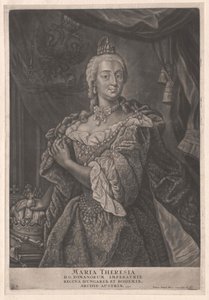 Den hellige romerske keiserinne Maria Theresa av Artist Unknown