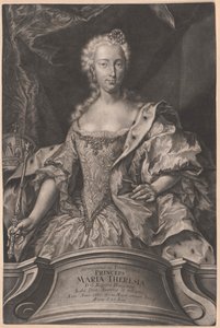 Den hellige romerske keiserinne Maria Theresa av Artist Unknown