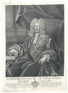 Johann Frederick baron Bachoff av naturtro av Artist Unknown