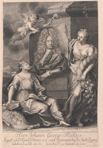 Johann Georg Richter (trykk) av Artist Unknown