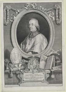 Johann Heinrich grev Frankenberg av Artist Unknown
