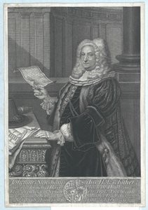 Johann Sigismund Holzschuher fra Aspach og Harrlach på Thalheim av Artist Unknown