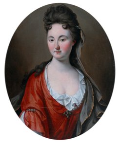 Julia Calverley (olje på lerret) av Artist Unknown