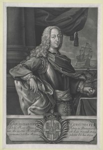 Danmarks konge Christian VI av Artist Unknown