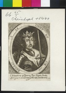 Kong Christof III av Danmark og Sverige av Artist Unknown