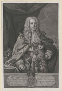 Kongen av England, kurfyrsten av Hannover, Georg II av Artist Unknown