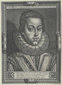 Frankrikes konge Ludvig XIII av Artist Unknown