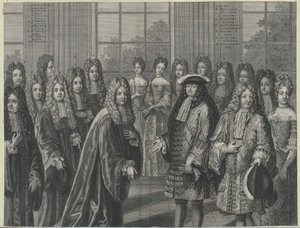 Frankrikes konge Ludvig XIV av Artist Unknown