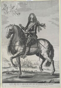 Frankrikes konge Ludvig XIV av Artist Unknown