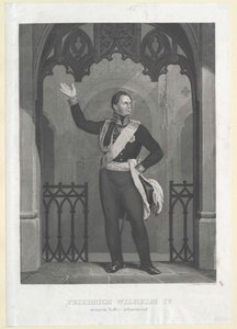 Kong Fredrik Wilhelm IV av Preussen av Artist Unknown