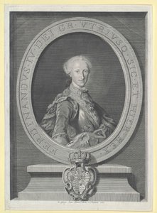 Kongen av de to siciliene, Ferdinand I av Artist Unknown